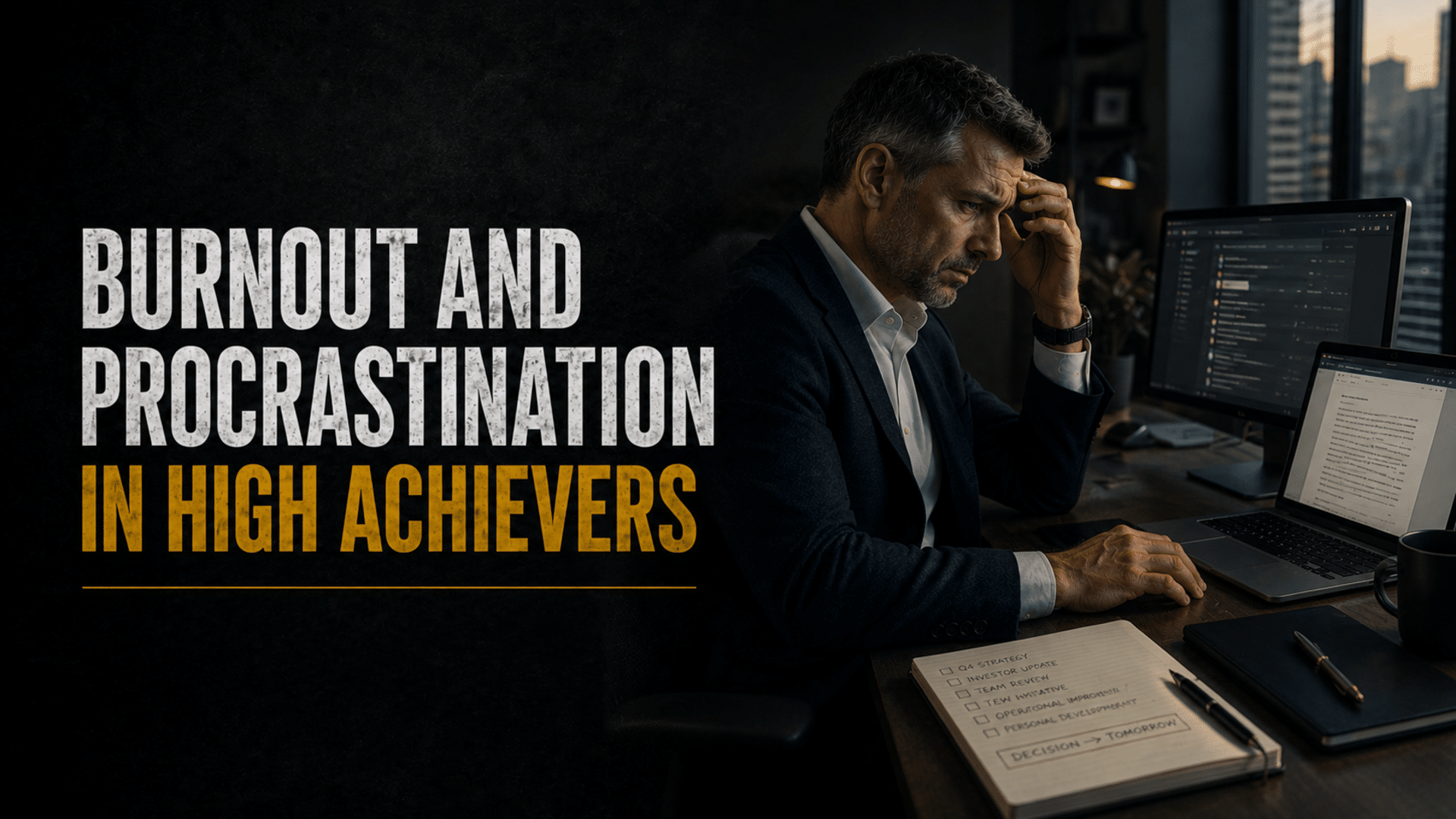 Burnout Recovery for Executives: What Actually Needs to Change?